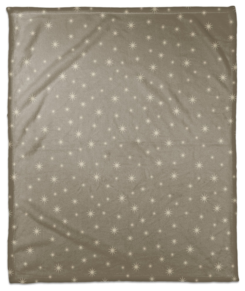 Gray Twinkle 50x60 Coral Fleece Blanket