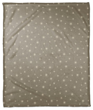 Gray Twinkle 50x60 Coral Fleece Blanket