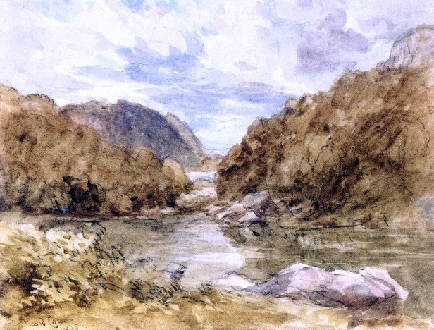 David Cox Pont-Y-Pair near Bettwys-Y-Coed North Wales Gallery Wrapped Canvas
