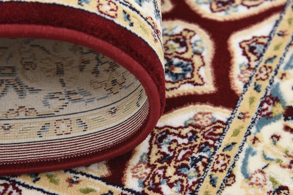 Unique Loom Burgundy Nottingham Narenj 3' 0 x 5' 0 Area Rug