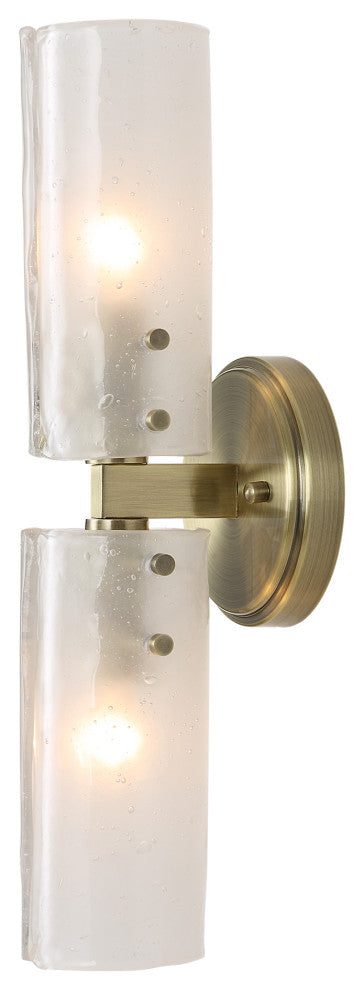 Uttermost Mistie 2 Light Glass Sconce