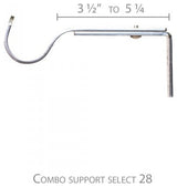 Linea With Rings, Stainless, 120''