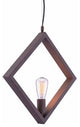 Rotorura Ceiling Lamp, Rust