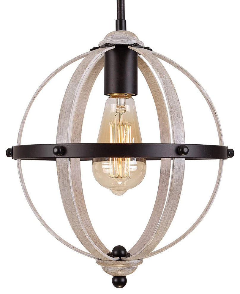 Globe Kitchen Light Fixture Wood Chandelier Black Farmhouse Kitchen Pe, image size:808x990
