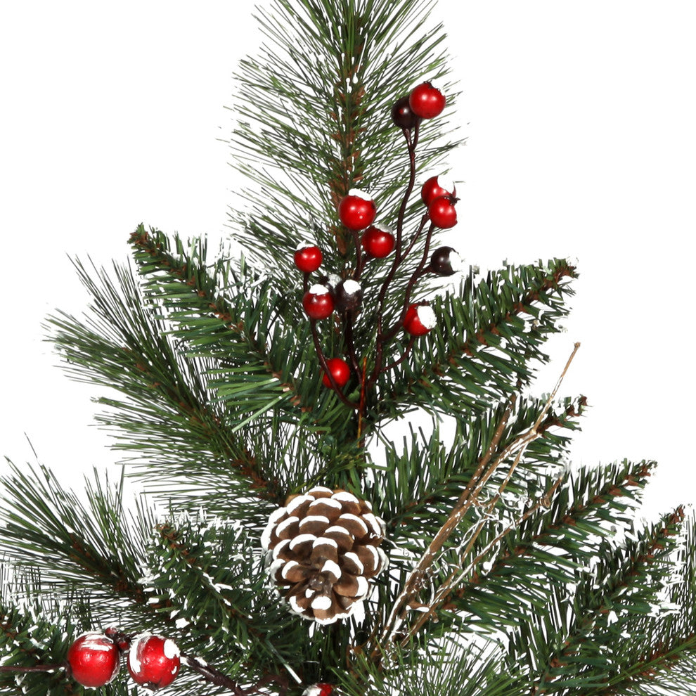 Vickerman 30" Snow Tip /Berry LED 50WmWht