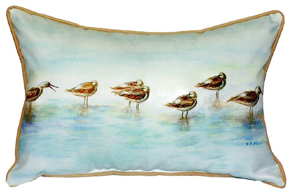Avocets Extra Large Zippered Pillow 20x24
