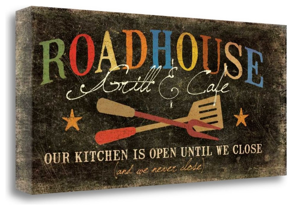 "Roadhouse" By Jo Moulton, Giclee Print on Gallery Wrap Canvas, Ready to Hang