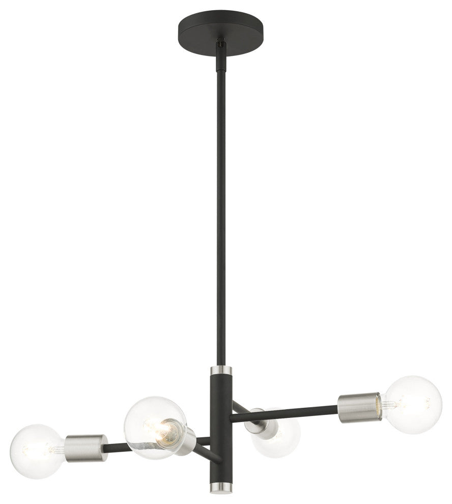 Black Modern, Urban, Scandinavian, Chandelier