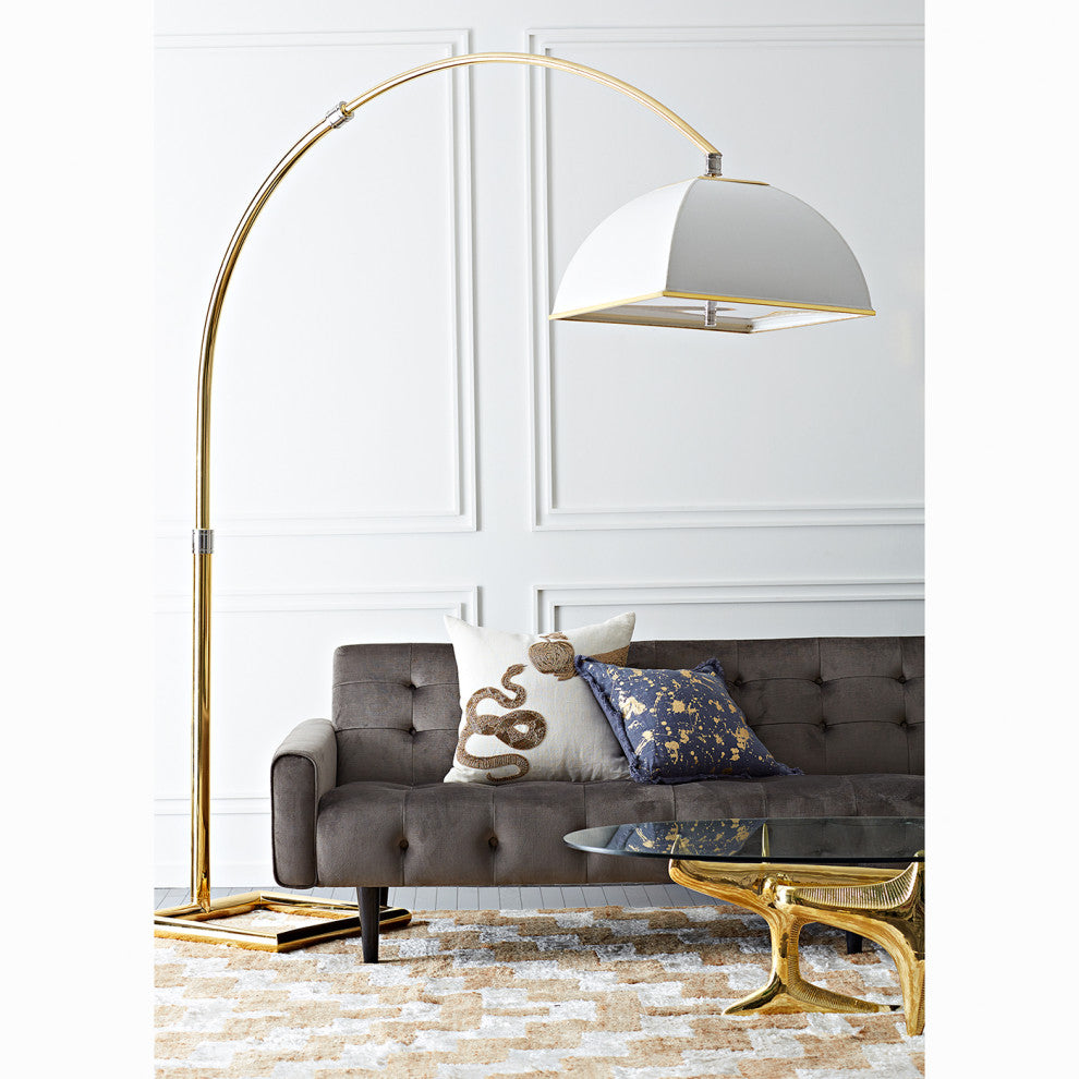 Muse Snake and Apple Throw Pillow