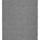 3' X 5' Gray Wool Houndstooth Hand Woven Area Rug