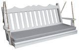 Pine Royal English Swing, White, 5 Foot