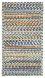 Kill Devil Hill Cross Sewn Braided Rectangle Rug, Light Blue, 1'8"x2'6"