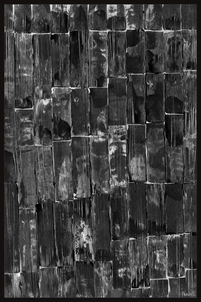 "Moments of Confusion" Floater Framed Painting Print on Canvas, 20x30