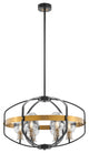 Opia Vintage Dimmable 8 LED Lights Chandelier, Gold and Black