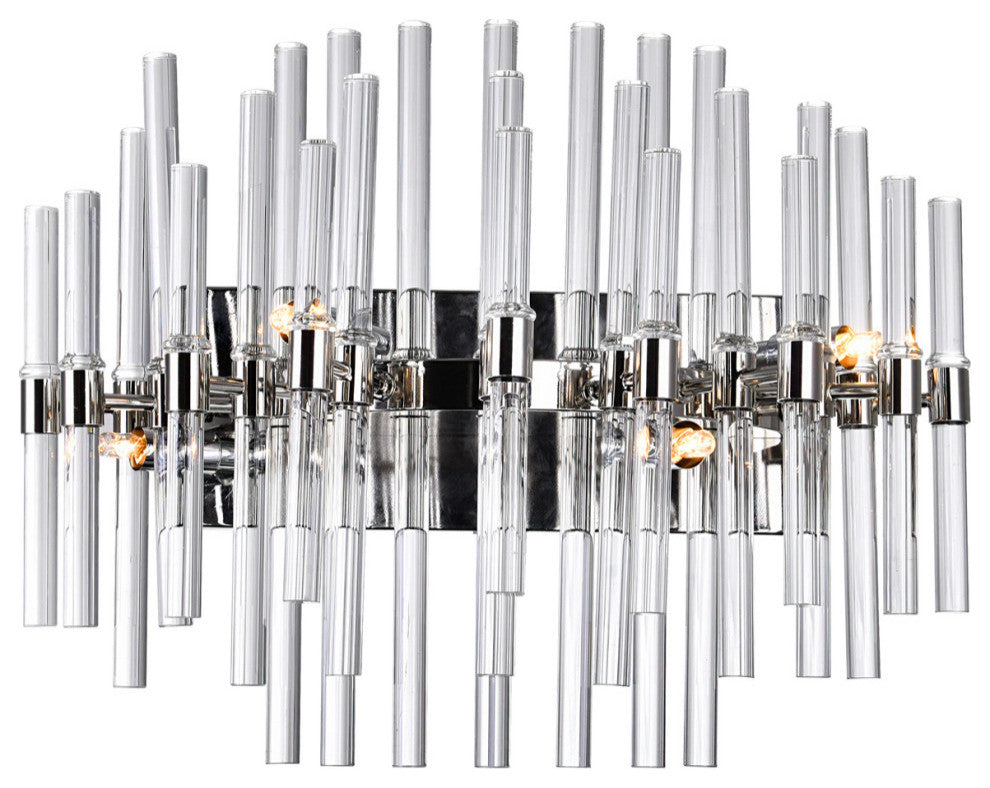 Miroir 4 Light Vanity Light With Polished Nickel Finish