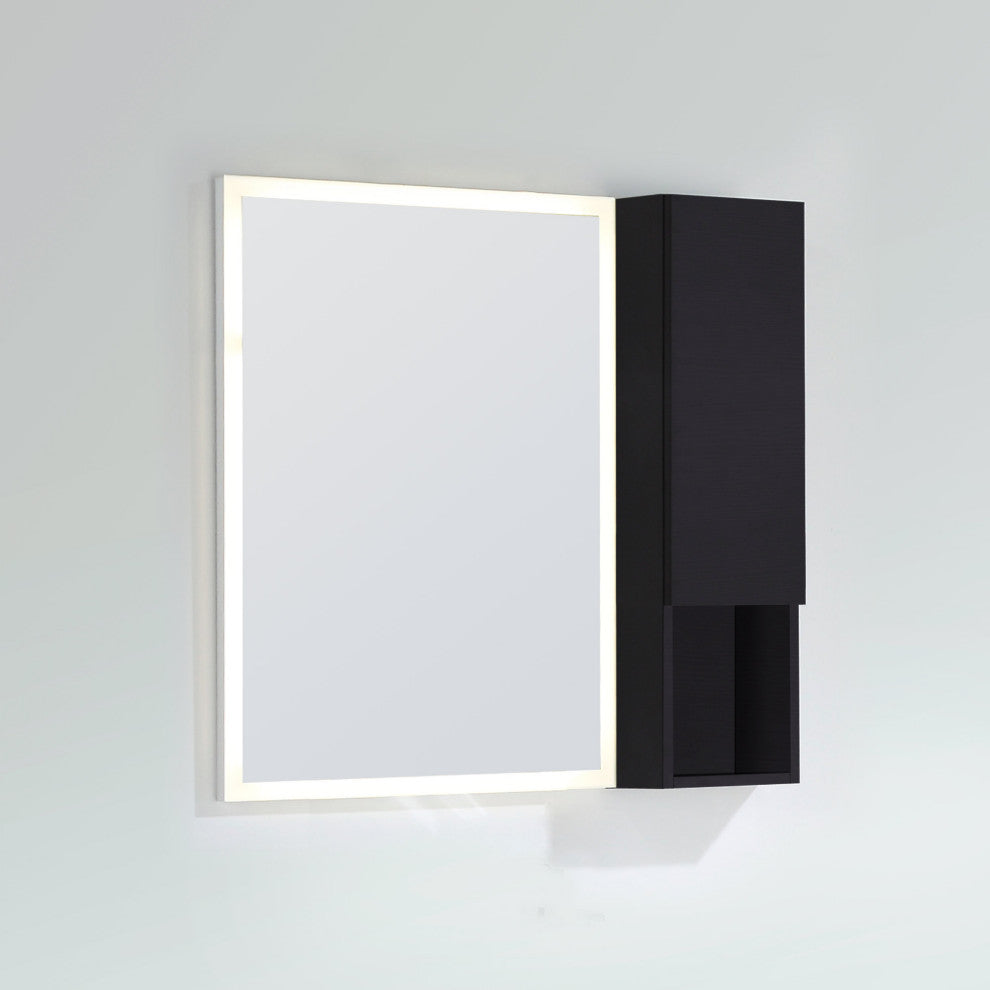 Oates 9" Side Cabinet, Black