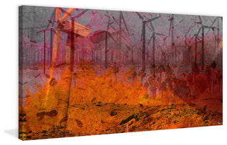 "Coachella Valley" Print on Canvas, 60"x30"