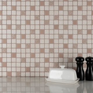 Crystalline Square Beige Porcelain Floor and Wall Tile