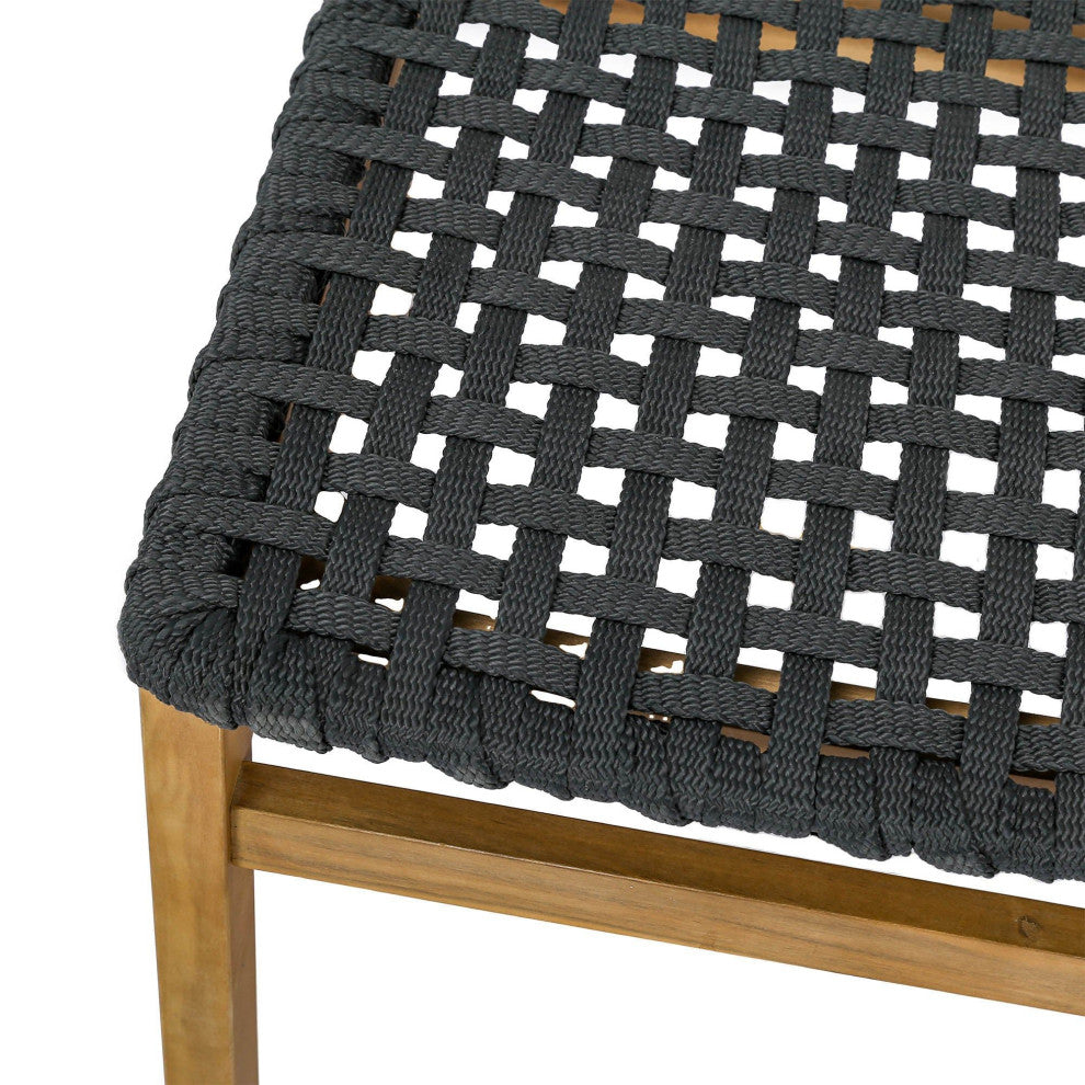 Ivory Coast Acacia Outdoor Dining Chair, Light Teak, Set of 2