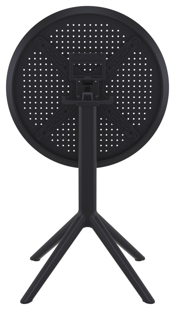 Sky Round Folding Table 24" Black