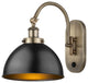 Ballston Urban Sconce, Antique Brass, Antique Brass, Matte Black
