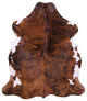 Brindle Natural Cowhide Rug 7' 7" X 6' 8" C1779
