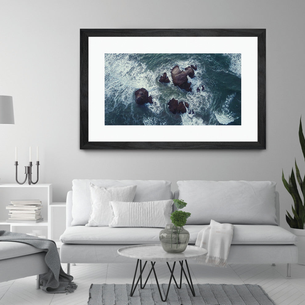 "Rock bottom" Matted and Framed, 36" X 52"