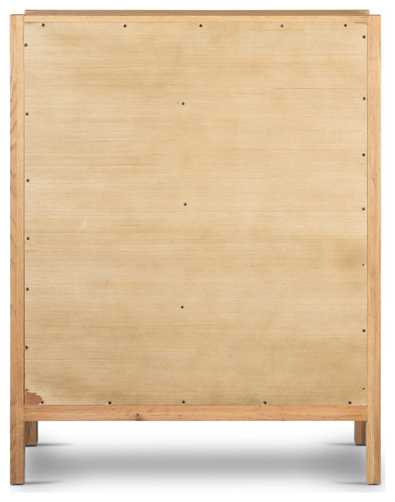 Meadow 5 Drawer Dresser-Tawny Oak