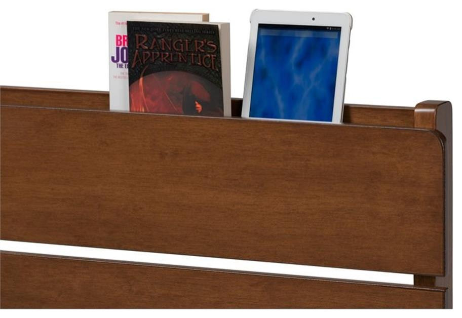 Baxton Studio Avena Queen Size Brown Finished Wood Platform bed