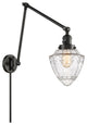 Innovations 238-BK-G661-7-LED 1 Light Swing Arm, Switch, Matte Black
