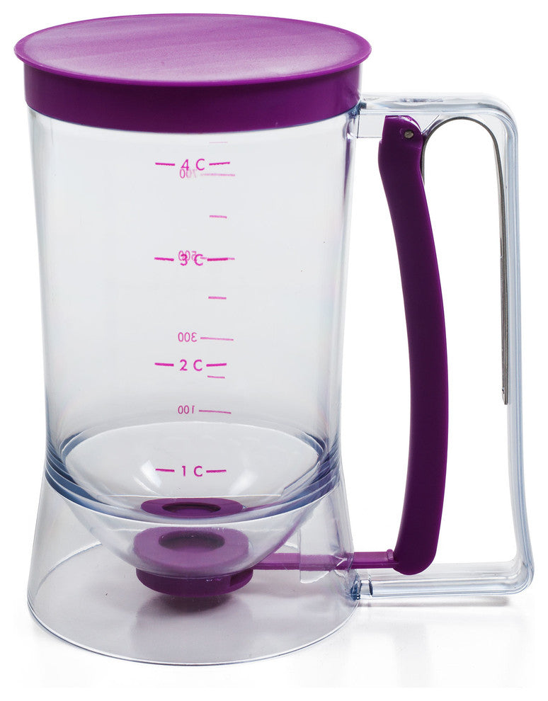 Pancake and Cupcake Batter Dispenser, 4 Cup Capacity by Chef Buddy