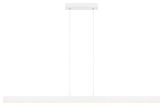 Access Lighting Illume 1-Light LED Pendant, White/Clear, 63155LEDD-MWH-ACR