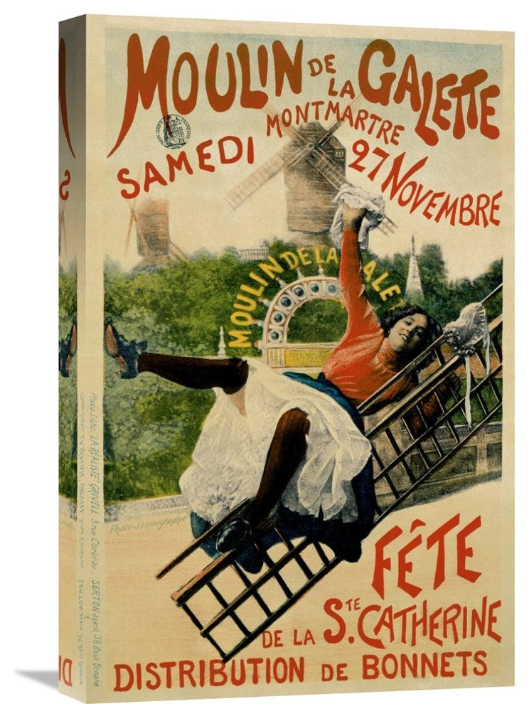 Moulin De La Galette, 14"X22"