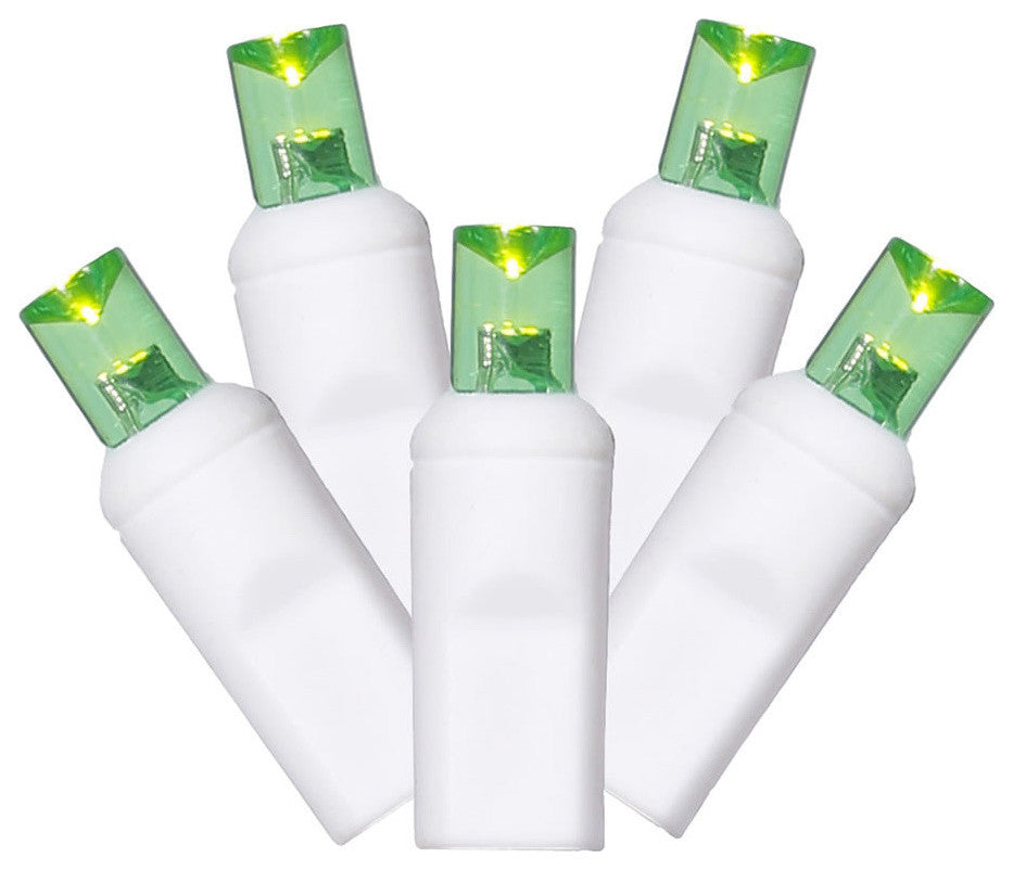 Vickerman X6W3333 70 Lime Wide Angle Led, 9'' Christmas Single Mold Light Strand