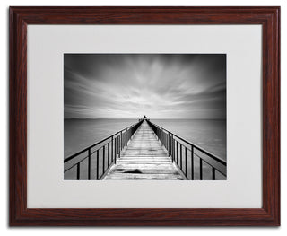 'Withstand' Matted Framed Canvas Art by Michael de Guzman
