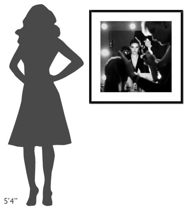 "Back Stage" Framed Digital Print by Didier Guibert, 32"x32"