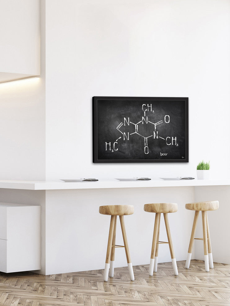 "Chemical Beer" Framed Painting Print, 24"x16"