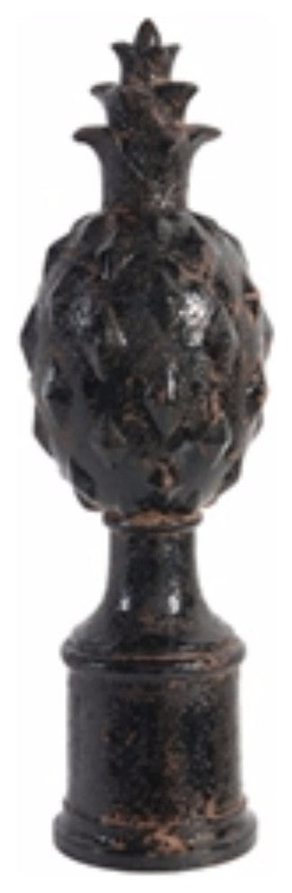 Captivating Ceramic Finial, Black