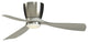 Klinch 44" Indoor/Outdoor Ceiling Fan With LED Light Kit Brushed Nickel