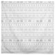 Gray Mudcloth 58x58 Tablecloth