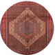 Ahgly Company Indoor Round Traditional Area Rugs, 3' Round