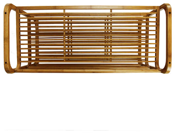 Oceanstar Bamboo Shoe Rack, 3 Tier