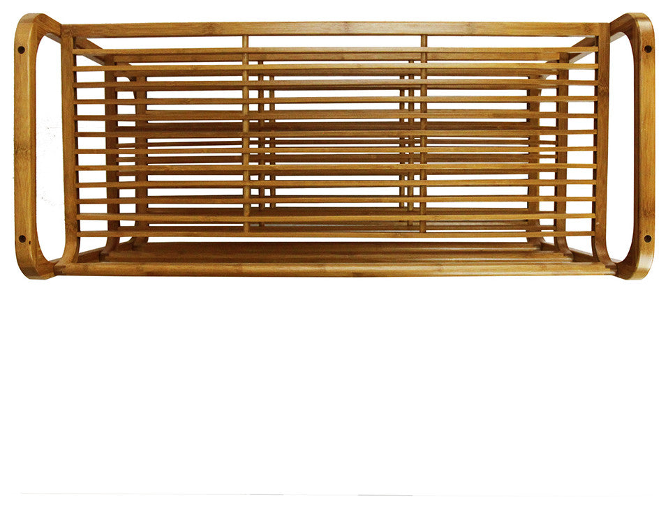 Oceanstar Bamboo Shoe Rack, 3 Tier