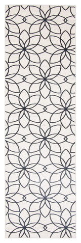 Aqua Terali Area Rug, Ivory, 2'6"x8'