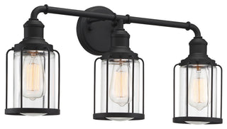 Quoizel LUD8624 3 Light 24"W Vanity Light - Earth Black