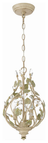 Josie 3-Light Mini Chandelier, Champagne Green Tea
