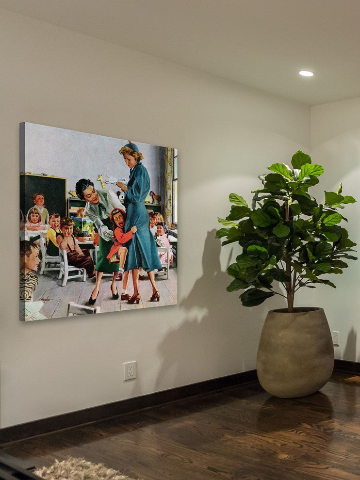 "Separation Anxiety" Painting Print on Canvas by George Hughes
