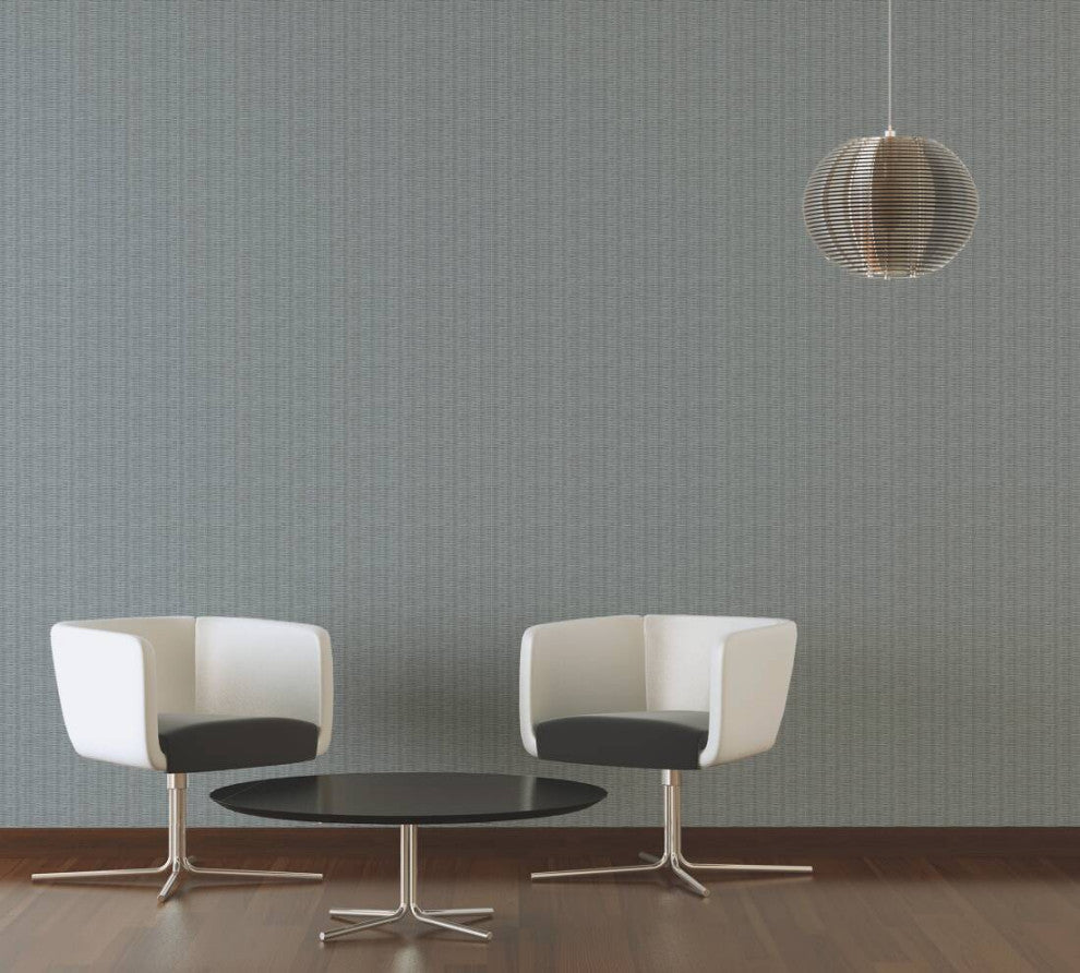 Sample, Cottage Textured Wallpaper Featuring Woven Wood, 373933