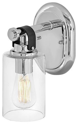 Hinkley Halstead Medium Single Light Vanity, Chrome