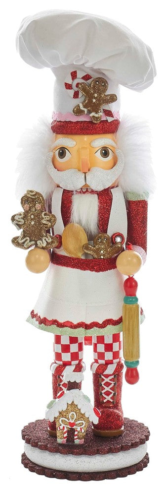 Kurt Adler 15" Gingerbread Chef Nutcracker